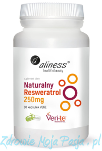 Naturalny resweratrol 250mg  60 kaps 