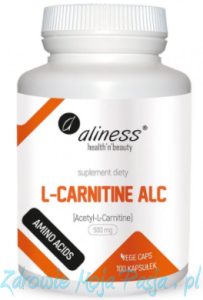 L - Carnitine ACL 500 mg  ( L karnityna )100 kaps  VEGE Aliness  
