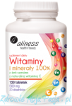 Witaminy i Minerały 100%  120 tabl Aliness 