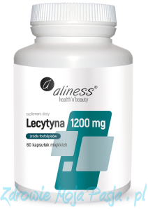Lecytyna 1200 mg x 60 kaps, Aliness