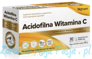 Acidofilna Witamina C 1000mg / 30 SASZETEK  Narum