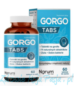 Gorgo Tabs 600 mg, 60 tabletek do ssania, Narum  