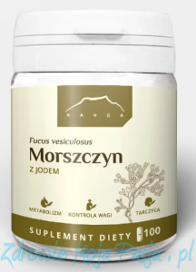 Morszczyn ekstrakt - jod organiczny 100 kaps x 200 mg