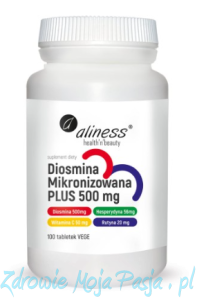 Diosmina mikronizowana PLUS 500 mg x 100 tabletek - Aliness  
