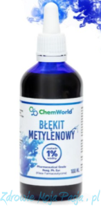Błękit Metylowy 1% 100 ml czystość farmaceutyczna