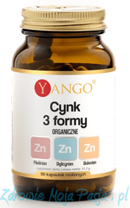 Cynk 3 formy – 90 kaps. YANGO 