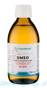 DMSO  99,99%, Czystość Farmaceutyczna  250 ml ChemWorld 