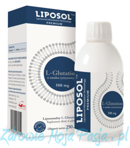 Liposol™ Liposomalny L-Glutation 500 mg, smak cytrynowy – 250 ml