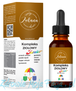 Kompleks ziołowy JUNIOR  50 ml ZIELANA