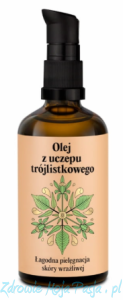 Olej z uczepu trójlistkowego. Łagodna pielęgnacja skóry wrażliwej i skłonnej do alergii 100 ml