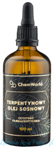 Terpentynowy Olej Sosnowy (czystość farmaceutyczna) 100ml