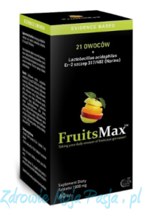 FruitsMax 1000 mg (multiwitamina z Narine) | 60 tabl do ssania