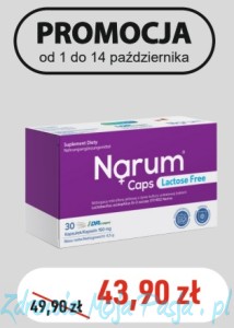 Narum Caps Lactose Free W TRAKCIE i PO ANTYBIOTYKOTERAPII 30 kaps