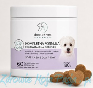 MULTIWITAMINA COMPLEX DLA PSA – KOMPLETNA FORMUŁA 60 porcji