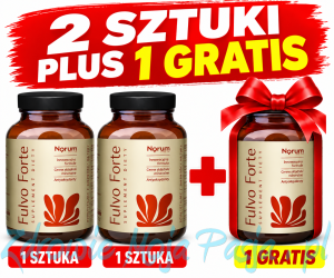 Fulvo Forte 60 kaps NARUM (kwas fulwowy) - 2 sztuki + 1 gratis